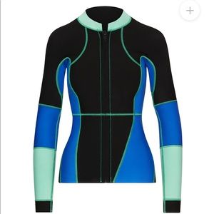 NWT Ansea Wetsuit Jacket Yulex Blue, L